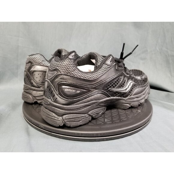 Saucony Omni 9 Sneakers Black Kids Size 7 Brand New no Box !! - Picture 8 of 11